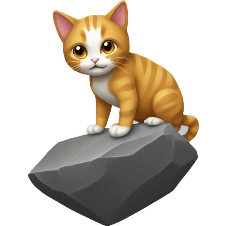 cat bouldering emoji