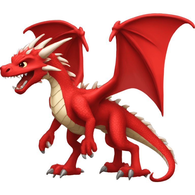 create a football player dragon with the red shirt emoji