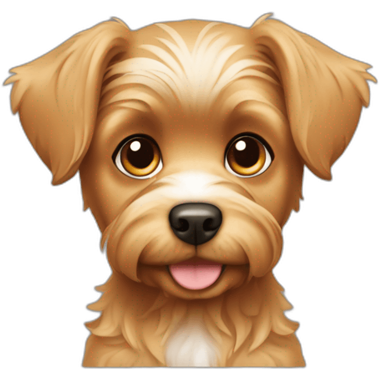 Dog Yorkshire puppy emoji