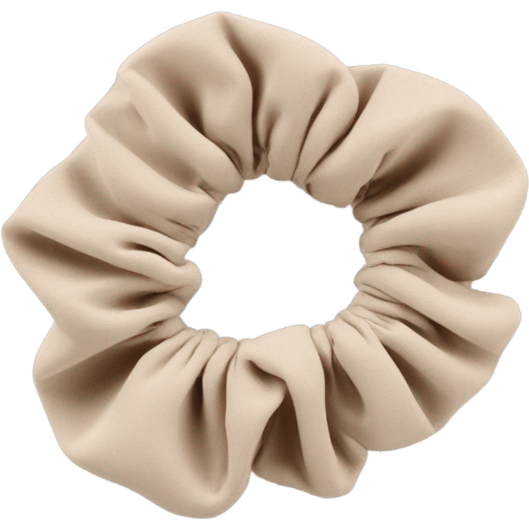 Beige scrunchie  emoji