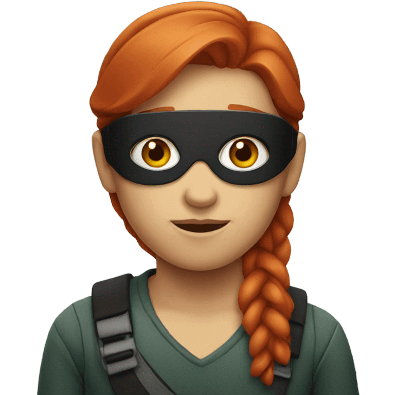 Redhead with eyepatch  emoji