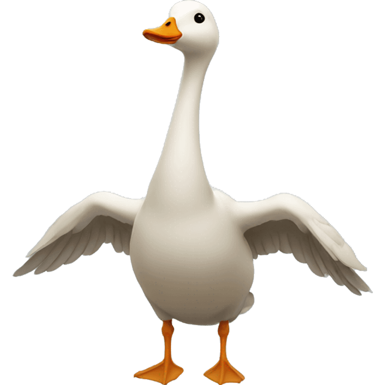 grateful goose pray emoji