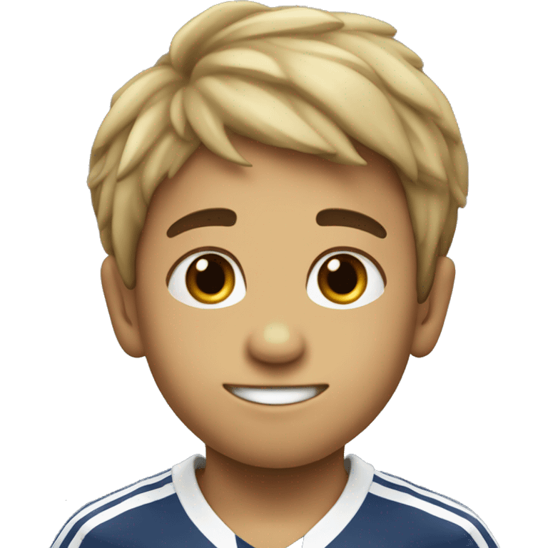 Niño rata aficionad al futbol emoji