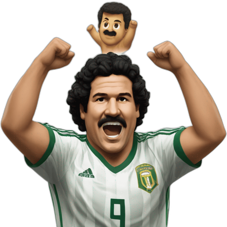 pablo escobar goal celebration emoji