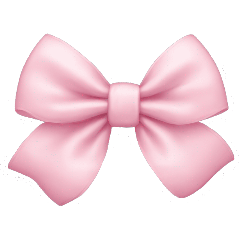 Light pink bow emoji