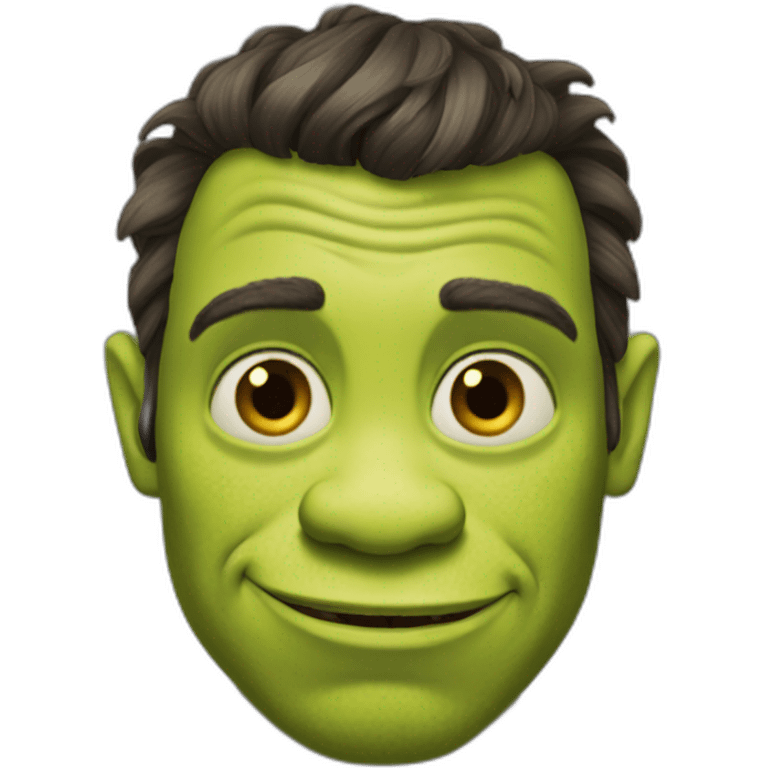 a skinny shrek emoji