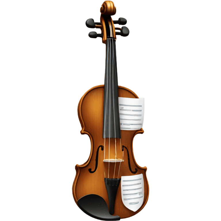 A violin that’s annoyed by hands emoji