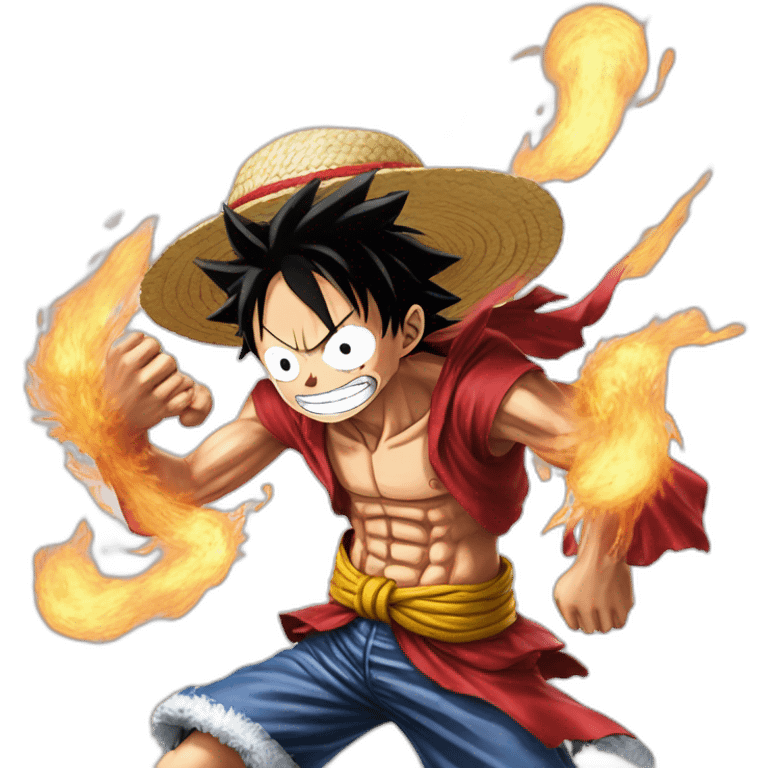 Monkey d luffy gear 5 emoji