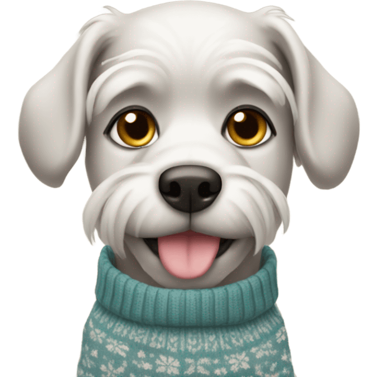 dog with a sweater on emoji