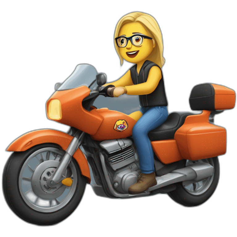 Haaland qui conduit une moto emoji