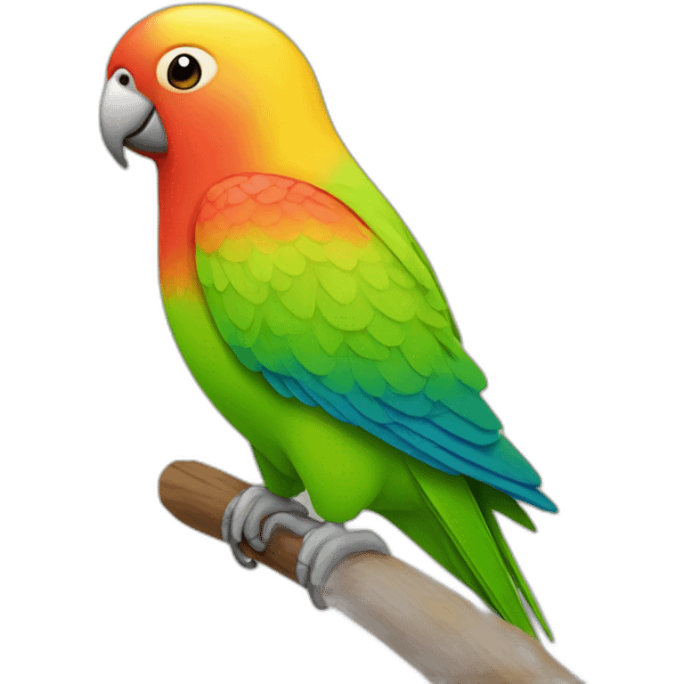 lovebird parrot emoji