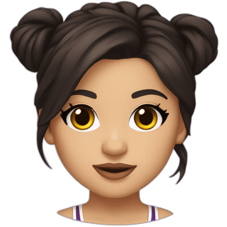 selena gomez chibi lakers emoji