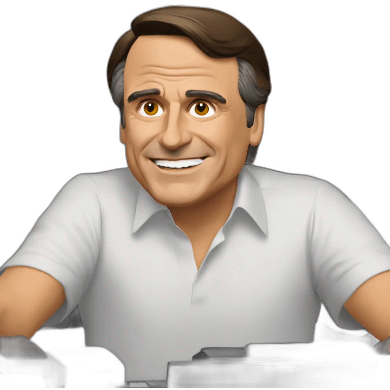 Jair Bolsonaro rezando emoji