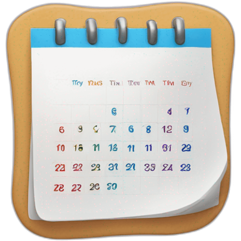 calendar emoji