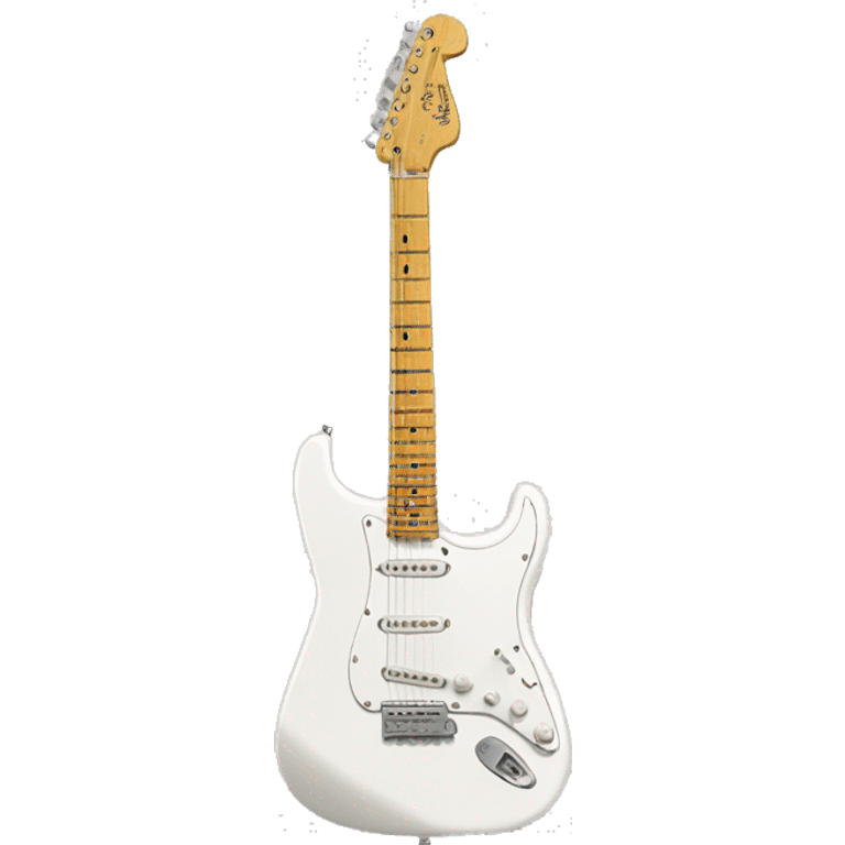 White squier stratocaster  emoji