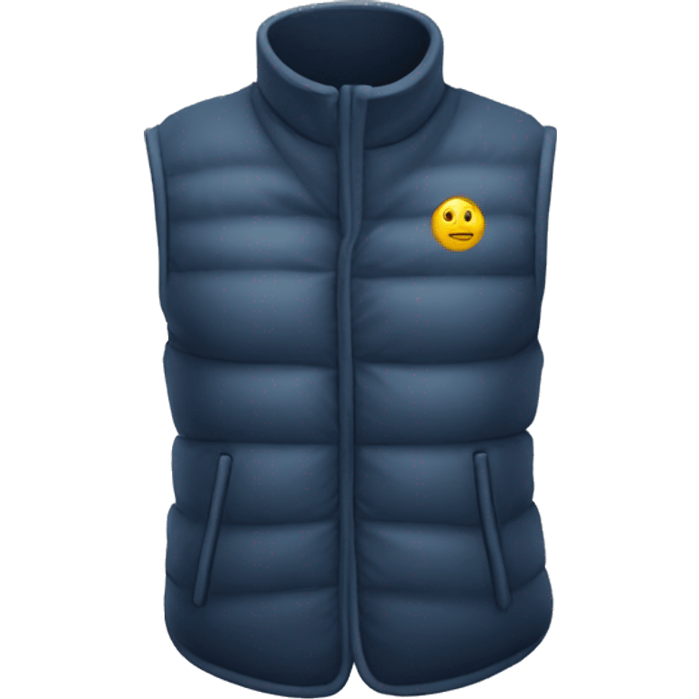 a gilet with a tick emoji