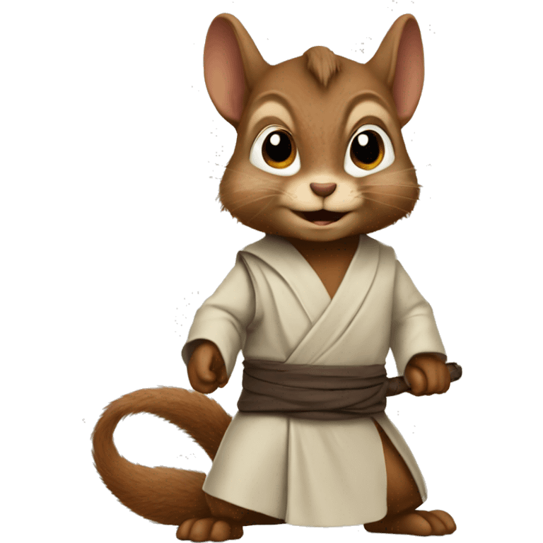 Squirrel Jedi emoji