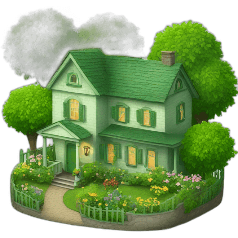 home green garden emoji