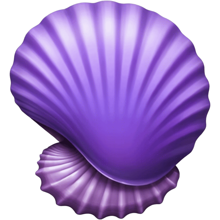 Purple sea shell emoji