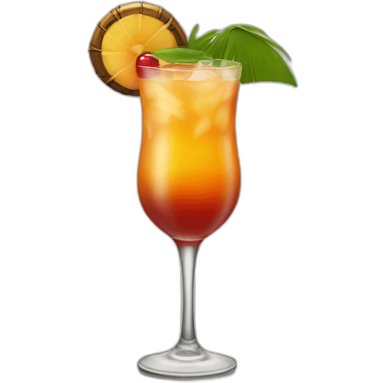 tiki cocktail emoji