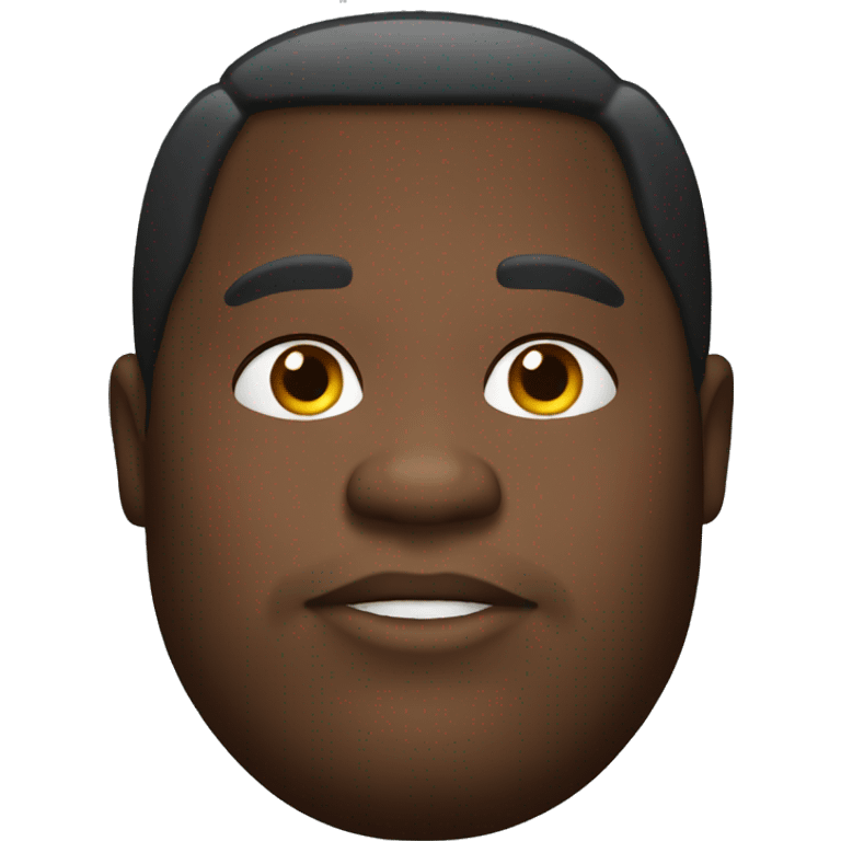 Fat black guy  emoji