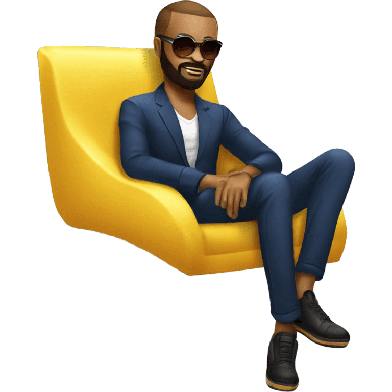 Fally Ipupa sur un canape emoji