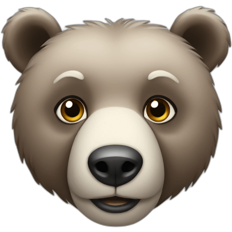 bear with grey eyes emoji