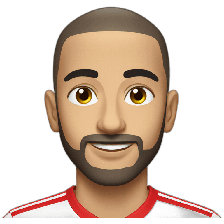 ZIYECH morocco emoji