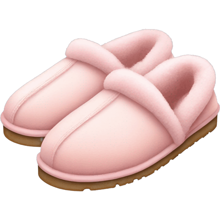 light pink UGG slippers  emoji