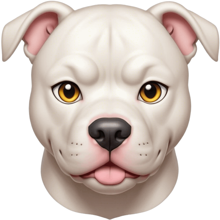 white pitbull emoji