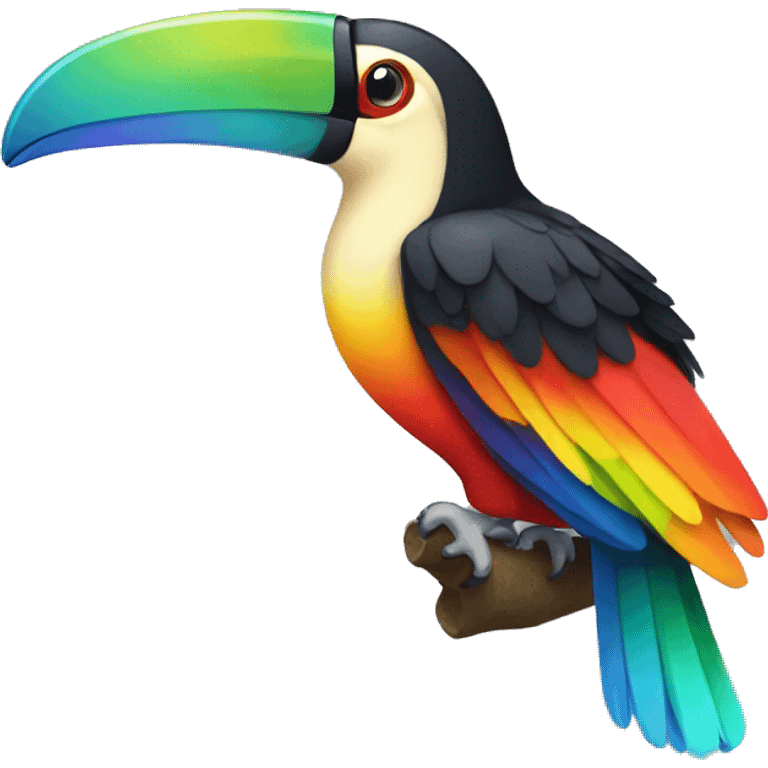 rainbow tucan emoji