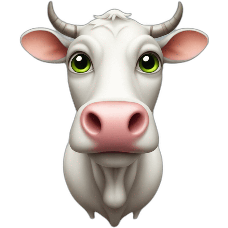 an alien cow emoji