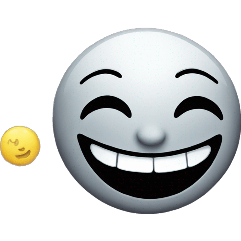 moon crazy smile face emoji