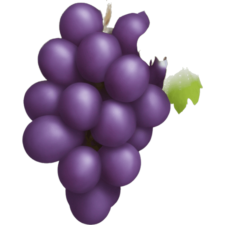 Seedless grapes that are huge in a branch  emoji