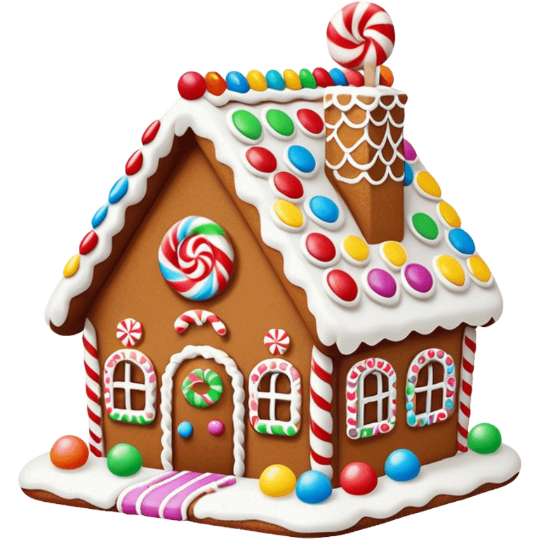 Gingerbread house ￼ emoji