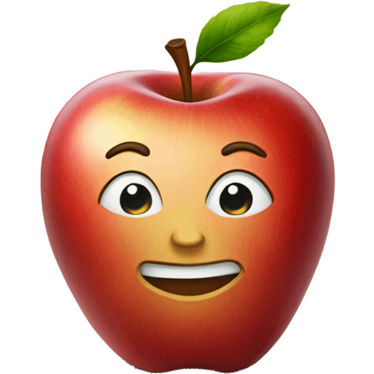 apple on the table emoji