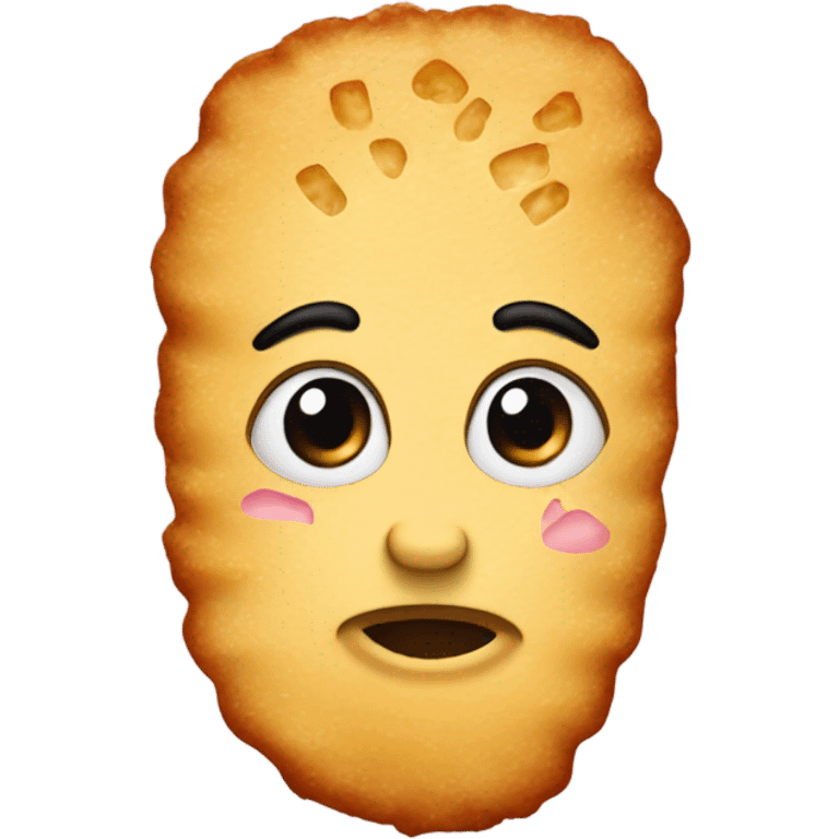 Hashbrown with a tattoo  emoji