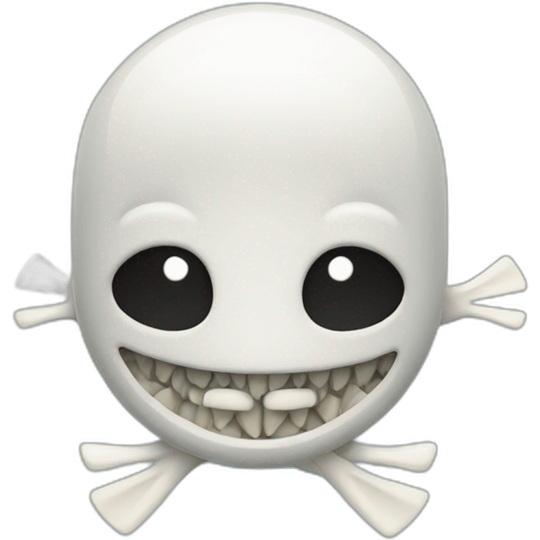 fishbones whith marketing emoji