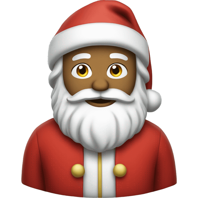 Santa Claus in a red coat emoji