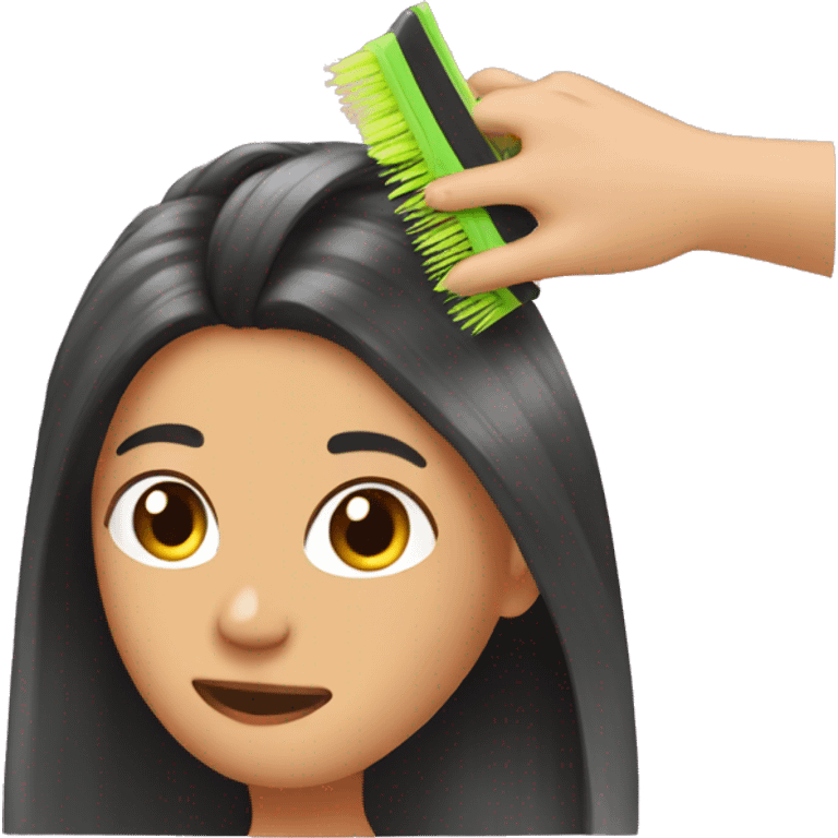 Brushing hair behind ear  emoji