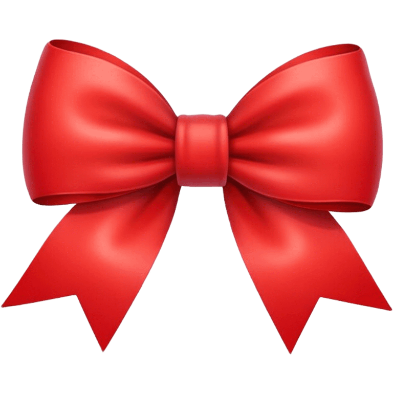 Red bow emoji