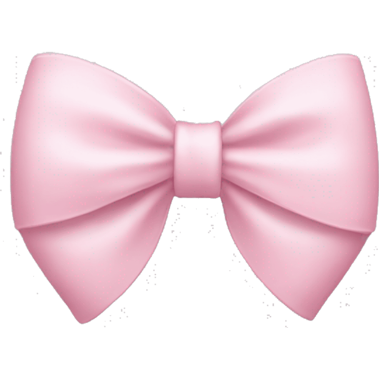 Light pink bow emoji