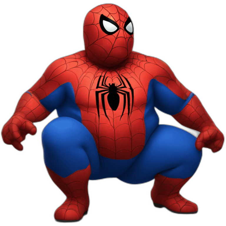 fat spider-man emoji