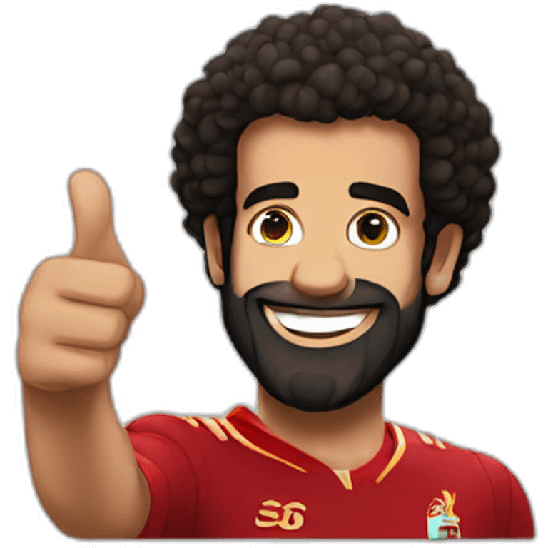 Mo salah thumps up emoji