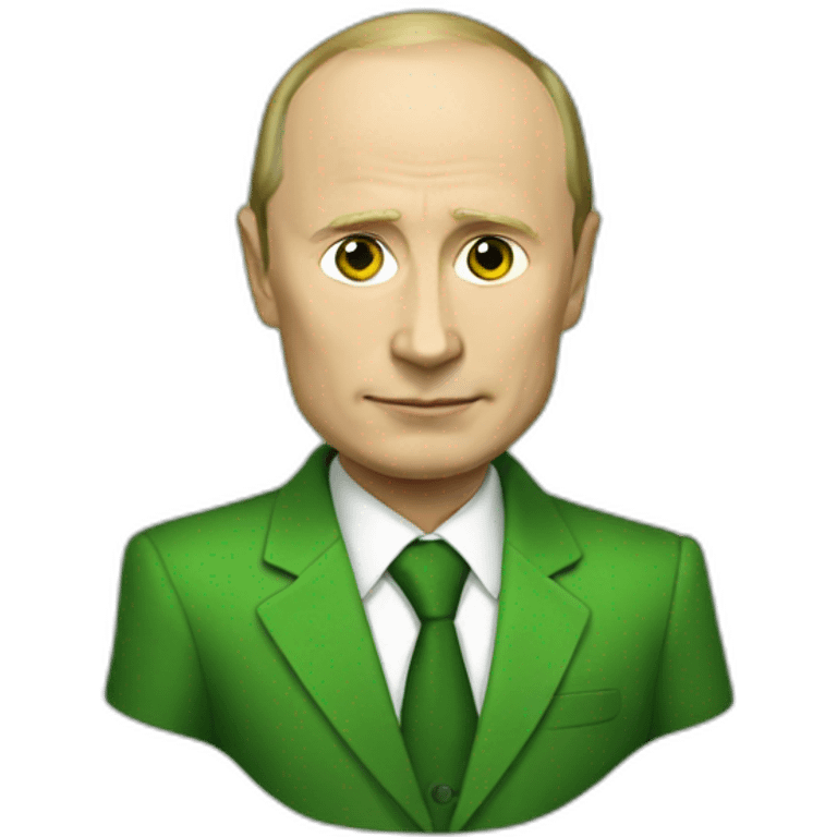 putin green skin emoji