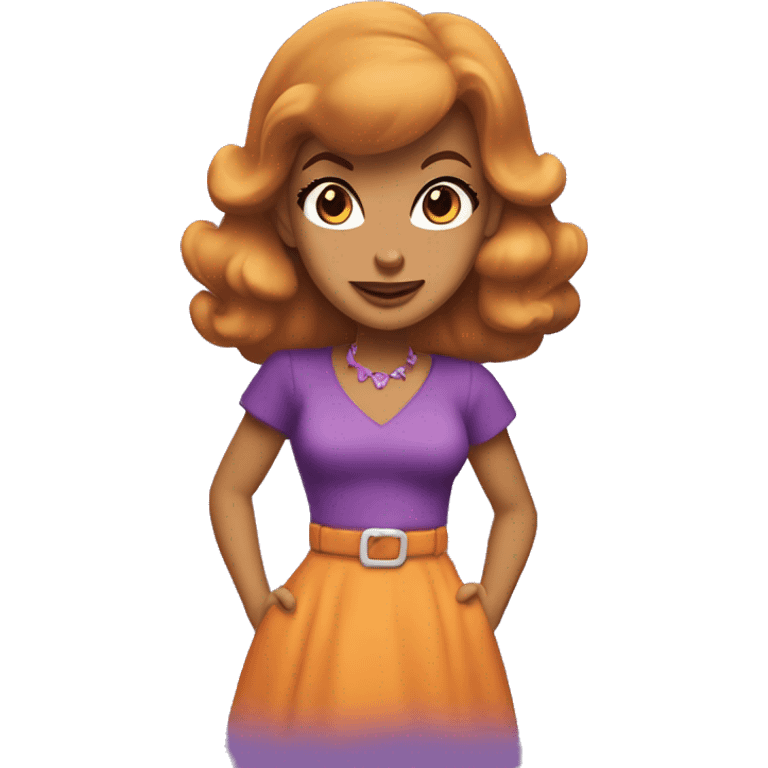 Daphne Blake from Scooby-Doo. emoji