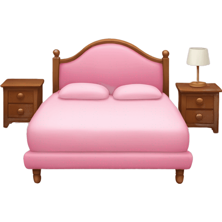 Pink bed emoji