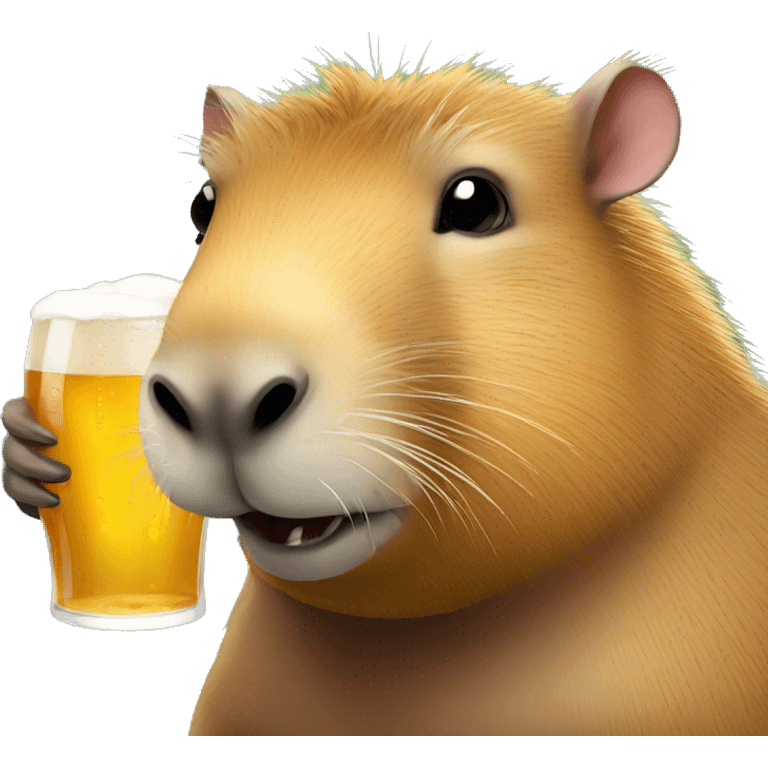 capybara-drink-beer emoji