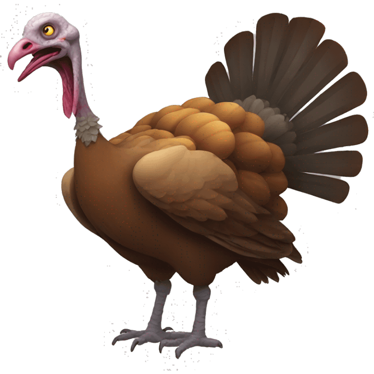 turkey zombie emoji