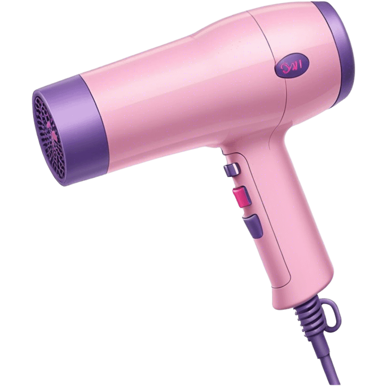 Hair dryer Dyson pink pastel emoji